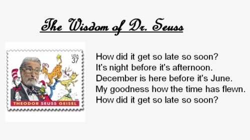 Dr Seuss Short Poem, HD Png Download, Transparent PNG