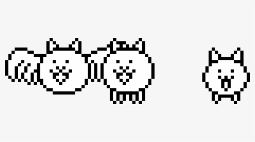 Clip Art Pixel Art Cats - Battle Cats Pixel Art, HD Png Download, Transparent PNG