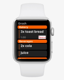Shopping List Apple Watch - Analog Watch, HD Png Download, Transparent PNG