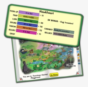 Toontown Map, HD Png Download, Transparent PNG