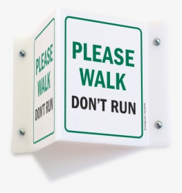 Walk Dont Run Sign, HD Png Download, Transparent PNG