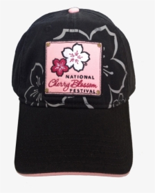 Cherry Black Patch Hat New - National Cherry Blossom Festival, HD Png Download, Transparent PNG