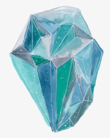 Image Image - Drawing Of Turquoise Crystal, HD Png Download, Transparent PNG