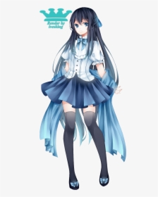 28 Albums Of Cute Anime Girl With Dark Blue Hair Anime Girl With Dark Blue Hair Hd Png Download Transparent Png Image Pngitem