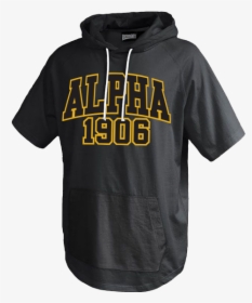 Alpha Phi Alpha Short Sleeve Trainer Hoodie, HD Png Download, Transparent PNG