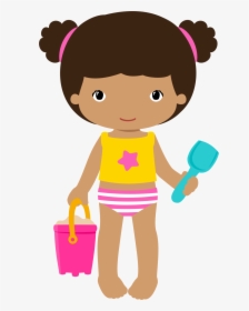 Necklace Clipart Moana - Cute Clipart Girls Pool Party Clipart, HD Png Download, Transparent PNG