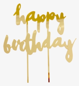 Happy Birthday Cake Topper Png, Transparent Png, Transparent PNG