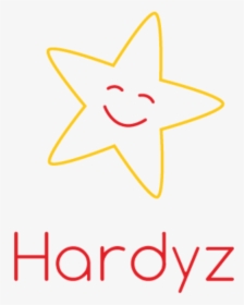 Ultra Minimalist Logo Hardees - Star, HD Png Download, Transparent PNG