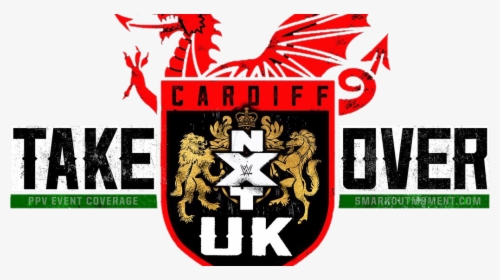Watch Wwe Nxt Uk Takeover - Nxt Uk Takeover Cardiff Logo Png, Transparent Png, Transparent PNG