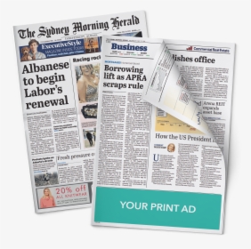 Sydney Morning Herald Front Page, HD Png Download, Transparent PNG