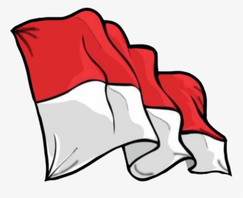 #benderaindonesia - Gambar Bendera Indonesia Line, HD Png Download, Transparent PNG