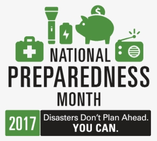 National Disaster Preparedness Month 2019, HD Png Download, Transparent PNG