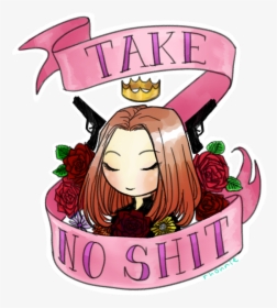 Take No Shit Black Widow, HD Png Download, Transparent PNG
