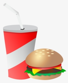 Burger And Drink Emoji, HD Png Download, Transparent PNG