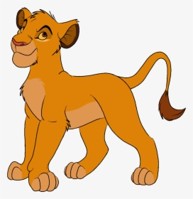 Simba Looking For Critique - Simba Cartoon, HD Png Download, Transparent PNG