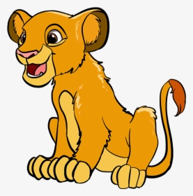 How To Draw Simba From The Lion King - Drawing Simba, HD Png Download, Transparent PNG