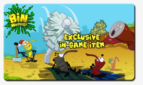 Bin Weevils Gift Card - Cartoon, HD Png Download, Transparent PNG