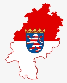 Hesse Flag Map, HD Png Download, Transparent PNG