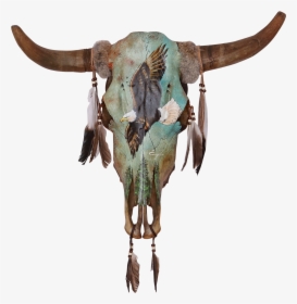 Longhorn Skull Png, Transparent Png, Transparent PNG
