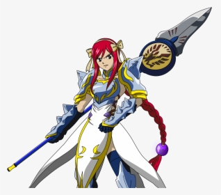 Fairy Tail Erza Lightning Empress Armor, HD Png Download, Transparent PNG