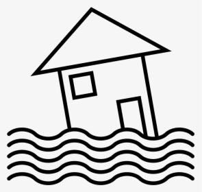 For Iphone And Ipad - Clip Art Black And White Flood, HD Png Download, Transparent PNG