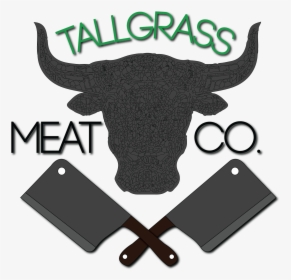 Logo Design By Jón Design Company For Tallgrass Meat - Bull, HD Png Download, Transparent PNG