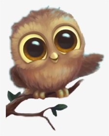 #owl #woodlandcreatures #woodland - Cartoon, HD Png Download, Transparent PNG