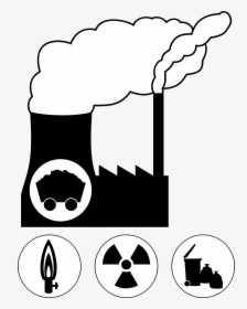 Clip Art Coal Power Plant Clipart, HD Png Download, Transparent PNG