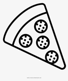 Pizza Página Para Colorear - Pizza Para Colorear Png, Transparent Png, Transparent PNG