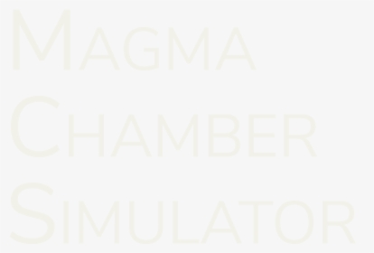Magma Chamber Simulator - Black-and-white, HD Png Download, Transparent PNG