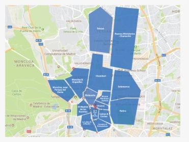 Madrid Neighborhoods, HD Png Download, Transparent PNG