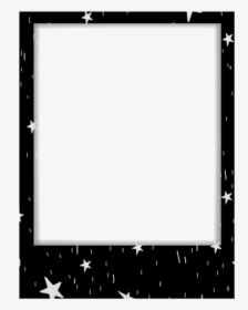 #marco #polaroid #negro #cielomagico🌌 #cielonocturno - Black Polaroid Frame Png, Transparent Png, Transparent PNG