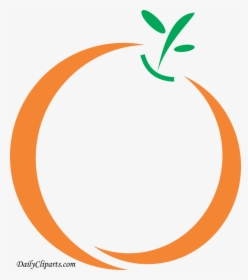 Orange Color Line Art Image Icon - Circle, HD Png Download, Transparent PNG