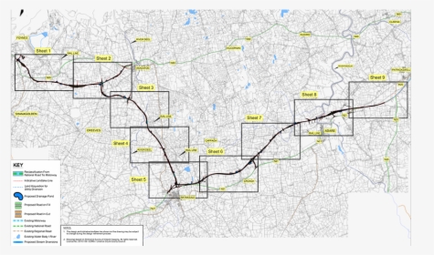 Transparent Road Lines Png - Map, Png Download, Transparent PNG