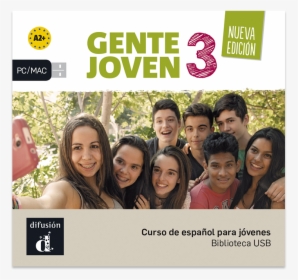 Gente Joven 3 Nueva Edición - Gente Joven - Nueva Edicion By Encina Alonso, HD Png Download, Transparent PNG