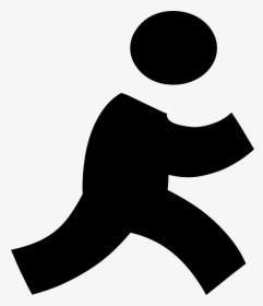 Transparent Man Running Png - Como Dibujar Una Persona Corriendo Facil, Png Download, Transparent PNG