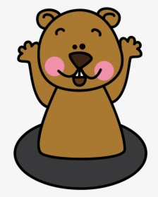 Free Cliparts Download Clip - Groundhog Clipart, HD Png Download, Transparent PNG
