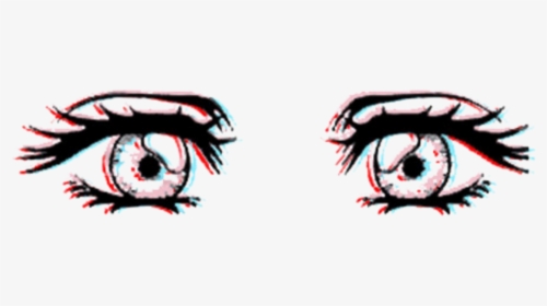 Anime Eyes Blurry Freetoedit - Crying Anime Eyes Transparent, HD Png Download, Transparent PNG