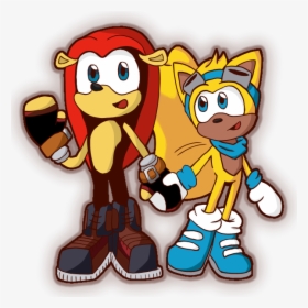 Mighty The Armadillo And Ray The Flying Squirrel, HD Png Download, Transparent PNG
