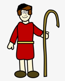Shepherd, Staff, Bible, Religious, Man, Christianity - Clipart Shepherd, HD Png Download, Transparent PNG