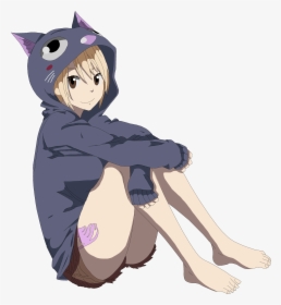 Hoodie Full Body Anime Drawings, HD Png Download, Transparent PNG