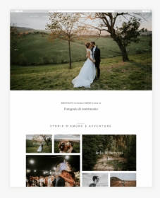 15 Amazing Photography Website Built With Fiji Theme, - Wedding Photography Website Examples, HD Png Download, Transparent PNG