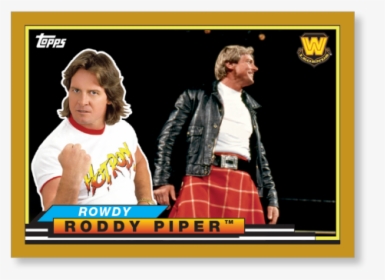2018 Topps Wwe Heritage Rowdy Roddy Piper Big Legends - Tartan, HD Png Download, Transparent PNG