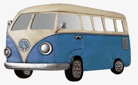 Volkswagen Van Wall Art Png Stickpng - Vw Camper Van Cake Topper, Transparent Png, Transparent PNG