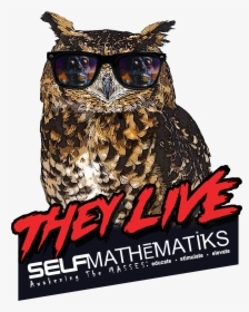 Image Of They Live Long Sleeve Classic T Original - Great Horned Owl, HD Png Download, Transparent PNG