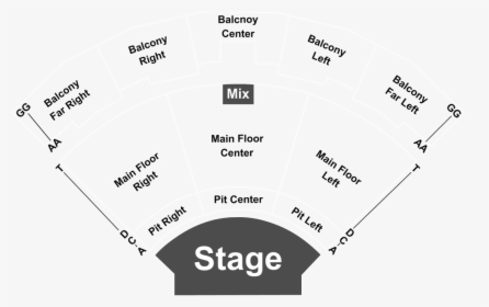 Brown County Music Center Seating Chart, HD Png Download, Transparent PNG