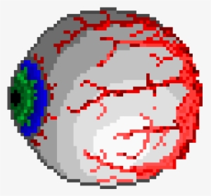 Eye Of Cthulhu Png Clipart , Png Download - Terraria Eye Of Cthulhu Pixel Art, Transparent Png, Transparent PNG