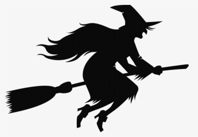 Witch S Broom Witchcraft Halloween - Transparent Background Witch Png, Png Download, Transparent PNG