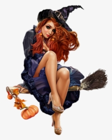 Transparent Sexy Witch Png - Sorcière Balai Png, Png Download, Transparent PNG