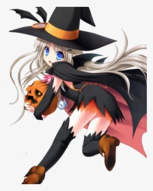 Anime Girl Witch Png , Png Download - Anime Girl Witch Render, Transparent Png, Transparent PNG